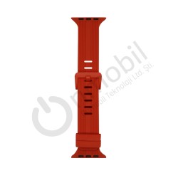 Apple Watch 38 Mm Akıllı Saat Kordonu Mt-72 TURUNCU