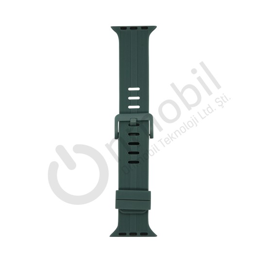 Apple Watch 45 Mm Akıllı Saat Kordonu Mt-72 KOYU HAKİ