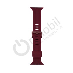 Apple Watch 38 Mm Akıllı Saat Kordonu Mt-86 VİŞNE