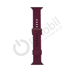 Apple Watch 38 Mm Akıllı Saat Kordonu Mt-92 VİŞNE