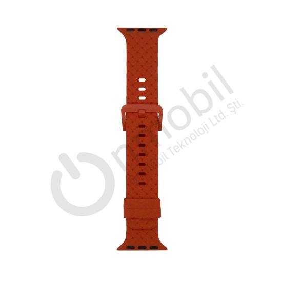 Apple Watch 38 Mm Akıllı Saat Kordonu Mt-92 TURUNCU