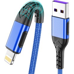 Lightning To Usb Ultra Hızlı Şarj Ve Data Kablosu Mt-2411 MAVİ