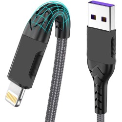 Lightning To Usb Ultra Hızlı Şarj Ve Data Kablosu Mt-2411 SİYAH