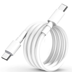 Type-C To Type-C 2.1A Hızlı Şarj Ve Data Kablosu Drk-104 BEYAZ