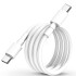 Type-C To Type-C 2.1A Hızlı Şarj Ve Data Kablosu Drk-104 BEYAZ