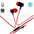 Mikrofonlu Kulak İçi Stero Kulaklık Mt-271 KIRMIZI