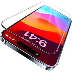 İphone 14 Şeffaf 9D Ekran Koruyucu Kırılmaz Cam ŞEFFAF