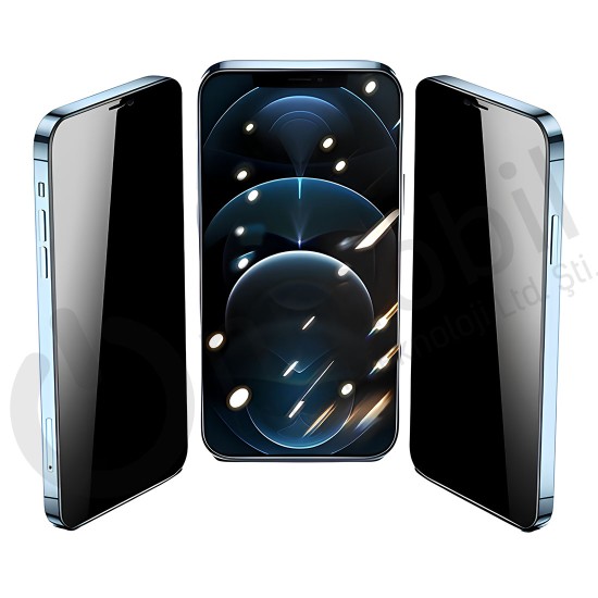İphone 13 / 13 Pro Hayalet 9D Ekran Koruyucu Kırılmaz Cam ŞEFFAF