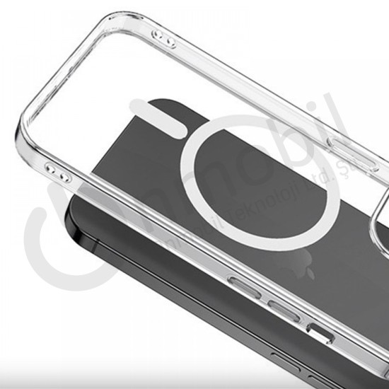 İphone 13 Pro Magsafe Uyumlu Şeffaf Kılıf ŞEFFAF