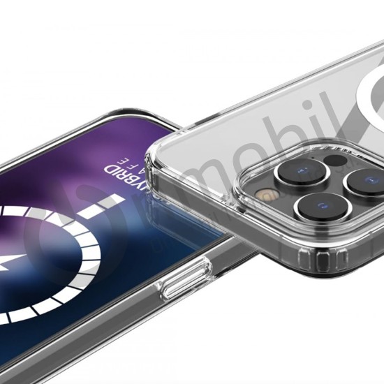 İphone 15 Pro Magsafe Uyumlu Şeffaf Kılıf ŞEFFAF