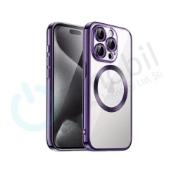 İphone 11 Magsafe Uyumlu Lüks Kılıf MOR