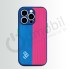 Iphone 13 Promax  Lost Silikon Çift Renkli Kılıf LACİVERT KIRMIZI