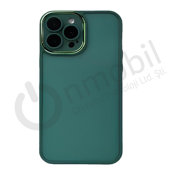 Iphone 12 Promax Friz Sılıkon Kılıf YEŞİL