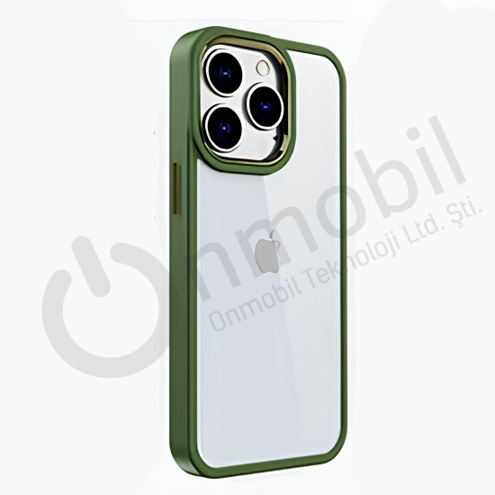 Iphone 14 Kasım Şeffaf Kılıf YEŞİL