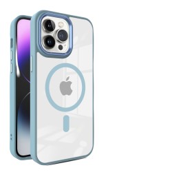 Iphone 13 Pro Focus Metal Magsafe Kılıf MAVİ