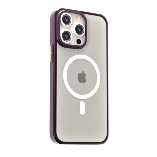 Iphone 14 Pro Focus Metal Magsafe Kılıf MOR