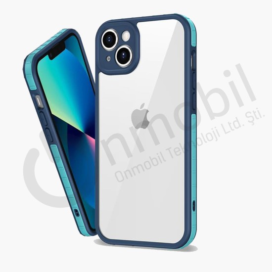 Iphone 14 Promax Hong Şeffaf Kılıf LACİVERT