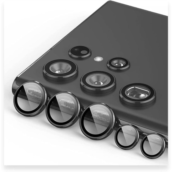 Samsung S22 Ultra Lens Koruyucu SİYAH