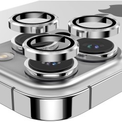 İphone 15 Pro/ Promax Lens Koruyucu GÜMÜŞ