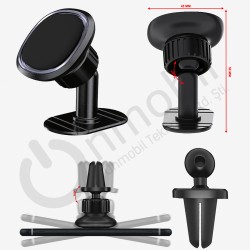 Mtl Araç İçi Telefon Tutacagı Mt-6055 SİYAH