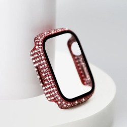 Apple Watch 40 Mm Simli Kasa Koruyucu PEMBE